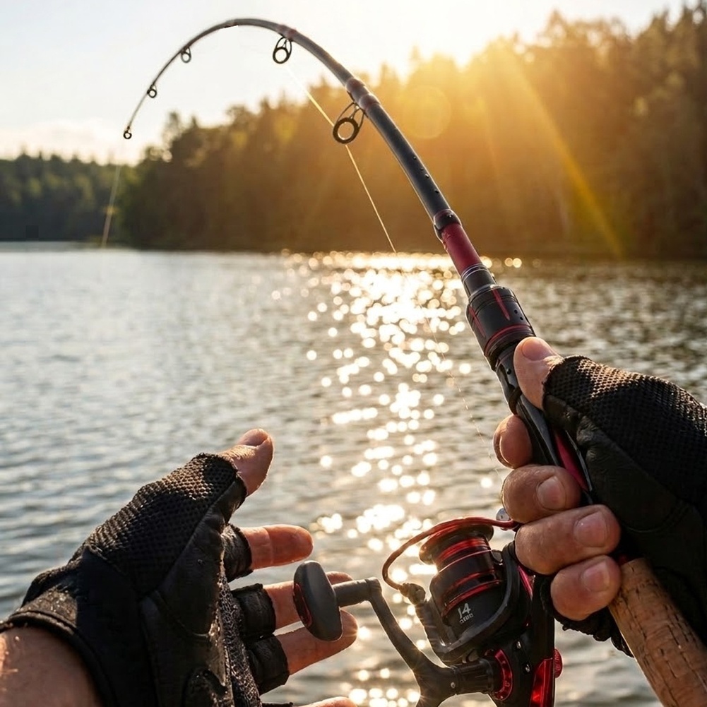 Fishing Rod Combo - Ультралегкое карбоновое удилище 1,8 м и