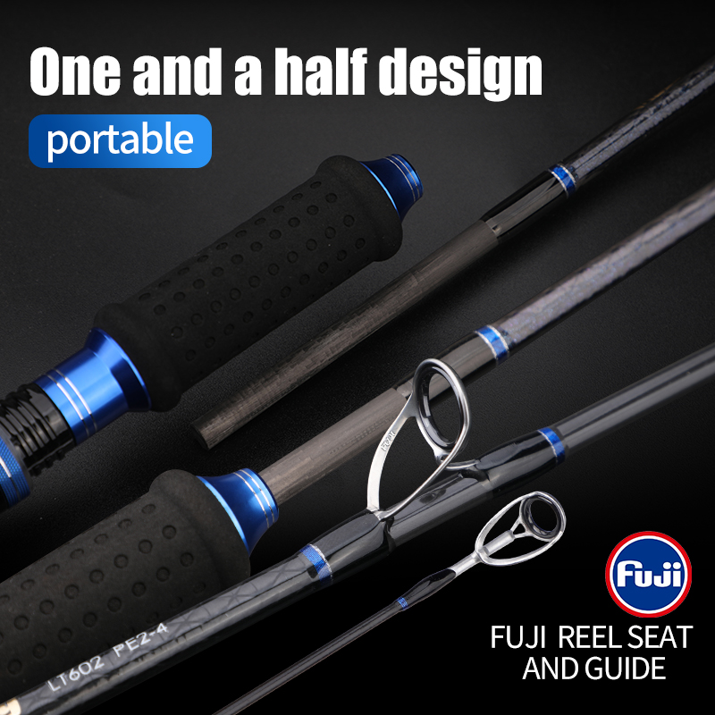 Fishing Rod Surf - ROLLFISH Премиум 2-секционная удочка из углеродного