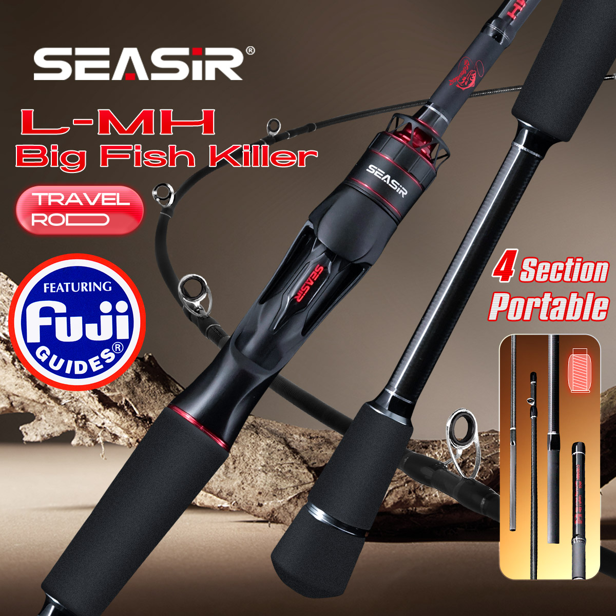 Seasir Salminus XF M/MH Спинни – обзор и цена Fishing Rod Surf